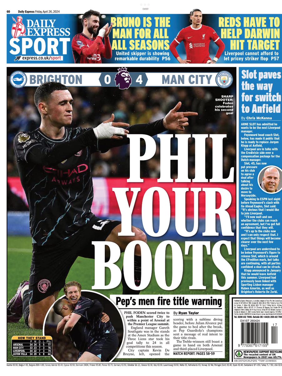 Introducing #TomorrowsPapersToday back page from:

#DailyExpress 

Phil your boots 

Check out tscnewschannel.com/the-press-room… for a full range of newspapers.

#buyanewspaper  #TomorrowsPapersToday #buyapaper #pressfreedom #journalism
