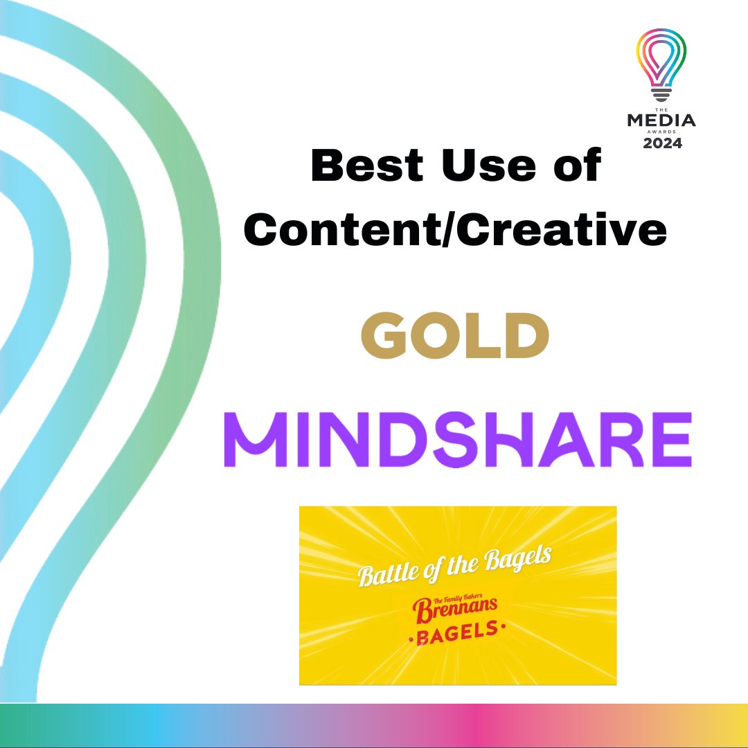The Media Awards 2025 (@mediaawards_irl) on Twitter photo <a href="/MindshareIRL/">MindshareIRL</a> takes the Gold in the Best Use of Content/Creative category at the Media Awards 2024
Congratulations!!!!!
#mediaawards24 #awardnight #awardceremony #mediaawards #MA24 <a href="/MindshareIRL/">MindshareIRL</a> takes the Gold in the Best Use of Content/Creative category at the Media Awards 2024
Congratulations!!!!!
#mediaawards24 #awardnight #awardceremony #mediaawards #MA24