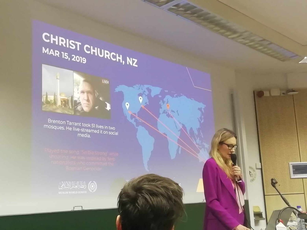 And I was deeply impressed by the lecture Amra gave tonight at the @UAntwerpenFLW. About her experiences as a young girl during the genocide, about patterns of radicalization and how to stop them by inclusive forms of education and simple acts of kindness. 2/