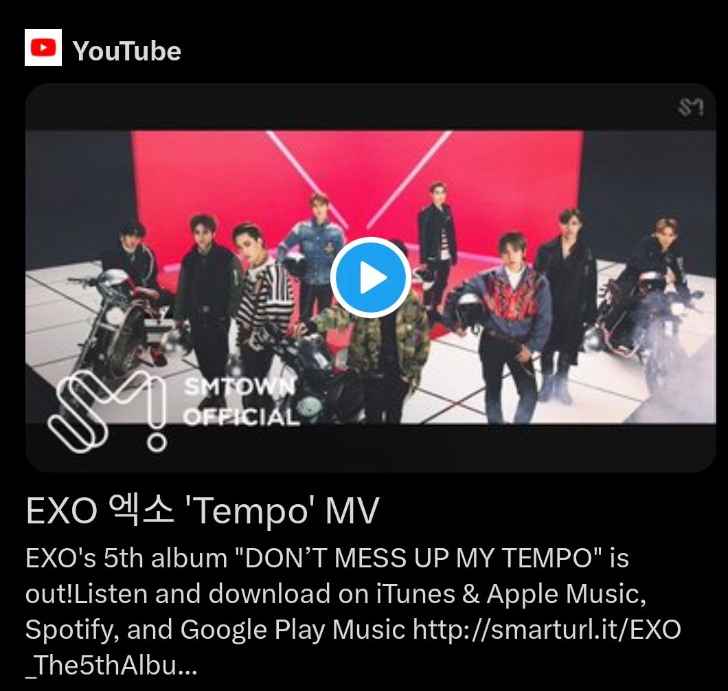 EXO 'Tempo' MV 🔗youtu.be/iwd8N6K-sLk #EXO