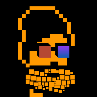 Memeticx's tweet photo. Bit Block beard and Mempool shades!  @PatoshiPunks are a #Bitcoin vibe!  #Ordinals https://t.co/6dXpl18b2Y