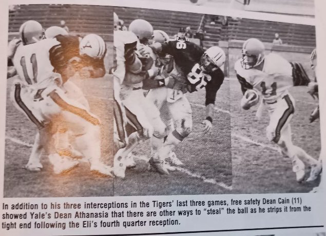 Dean, this proves you were always meant to be the Man of “Steal”🏈🐅🧡🖤 #Supermanonthefield