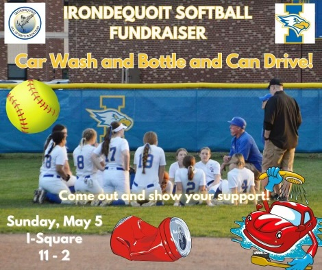 💦THIS SUNDAY: Save those bottles and cans this week to support the IHS softball program. Drop 'em off at Sunday's car wash at I-Square from 11 AM to 2 PM!