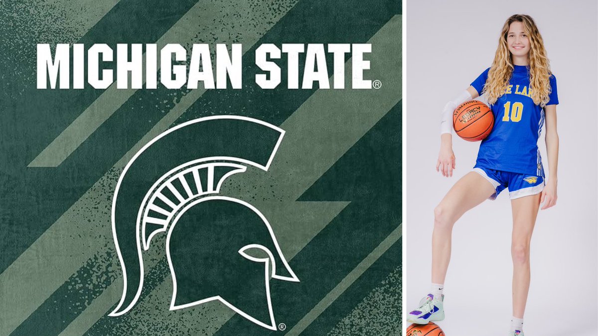 Thankful and excited to receive an offer from Michigan State University! Thank you for the opportunity! Go Spartans!⚪️🟢 @MSU_WBasketball @WiFlightElite