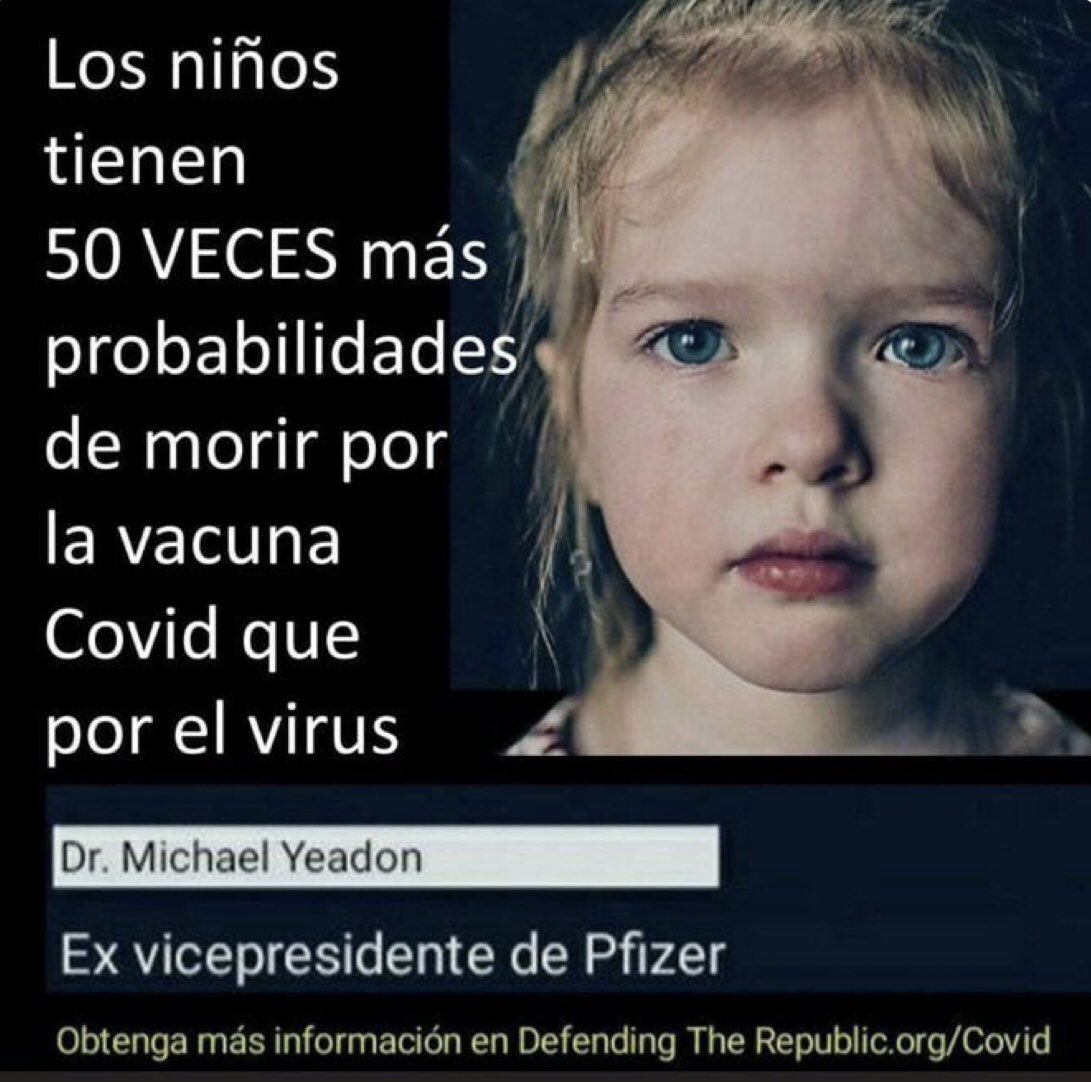 Dr. Michael Yeadon, Ex Vicepresidente de Pfizer: 👇👇👇👇 🔥🔥🔥🔥☄