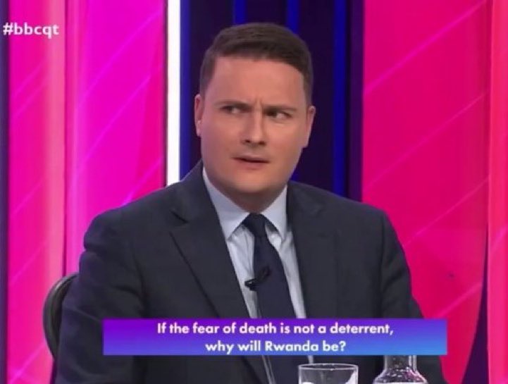 'Rwanda is a different country from Congo isn't it?' says Chris Philp, when an audience member talks about the unrest between Congo and Rwanda and asks if, based on that, we’d send refugees there. Is he simple? The reactions are like a renaissance painting. #bbcqt