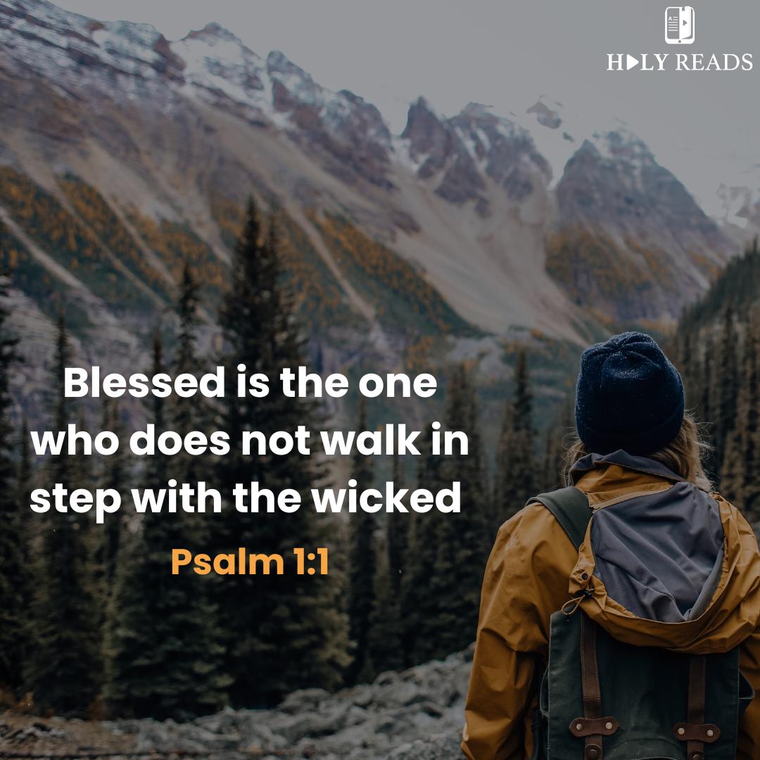 Blessed is the one who does not walk in step with the wicked or stand in the way that sinners take or sit in the company of mockers. Psalms 1:1

#HolyReads #Bible #Summary #Summaries #Christiansummary #ChristianAuthor #Christianauthours #ChristianBook #Book #Author