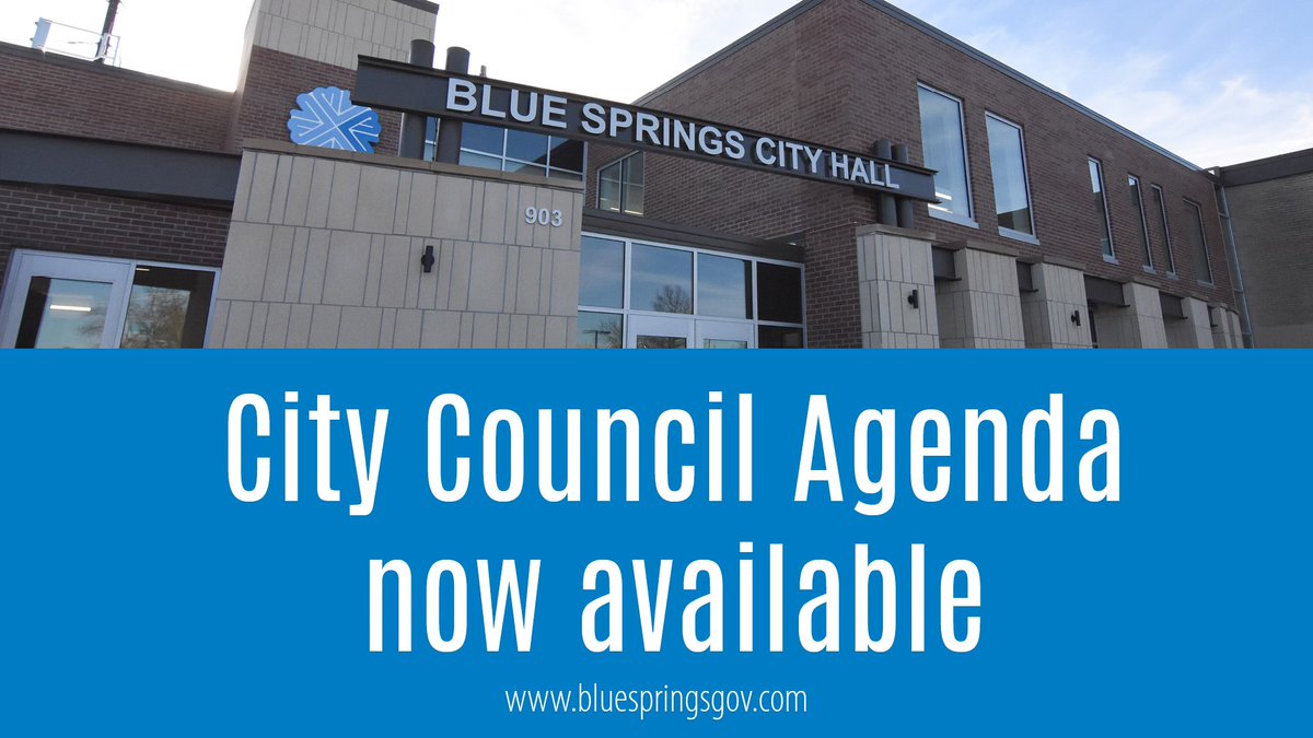 The Monday, April 29, 2024, City Council Work Session Agenda is available here: bluespringsgov.com/AgendaCenter/V…