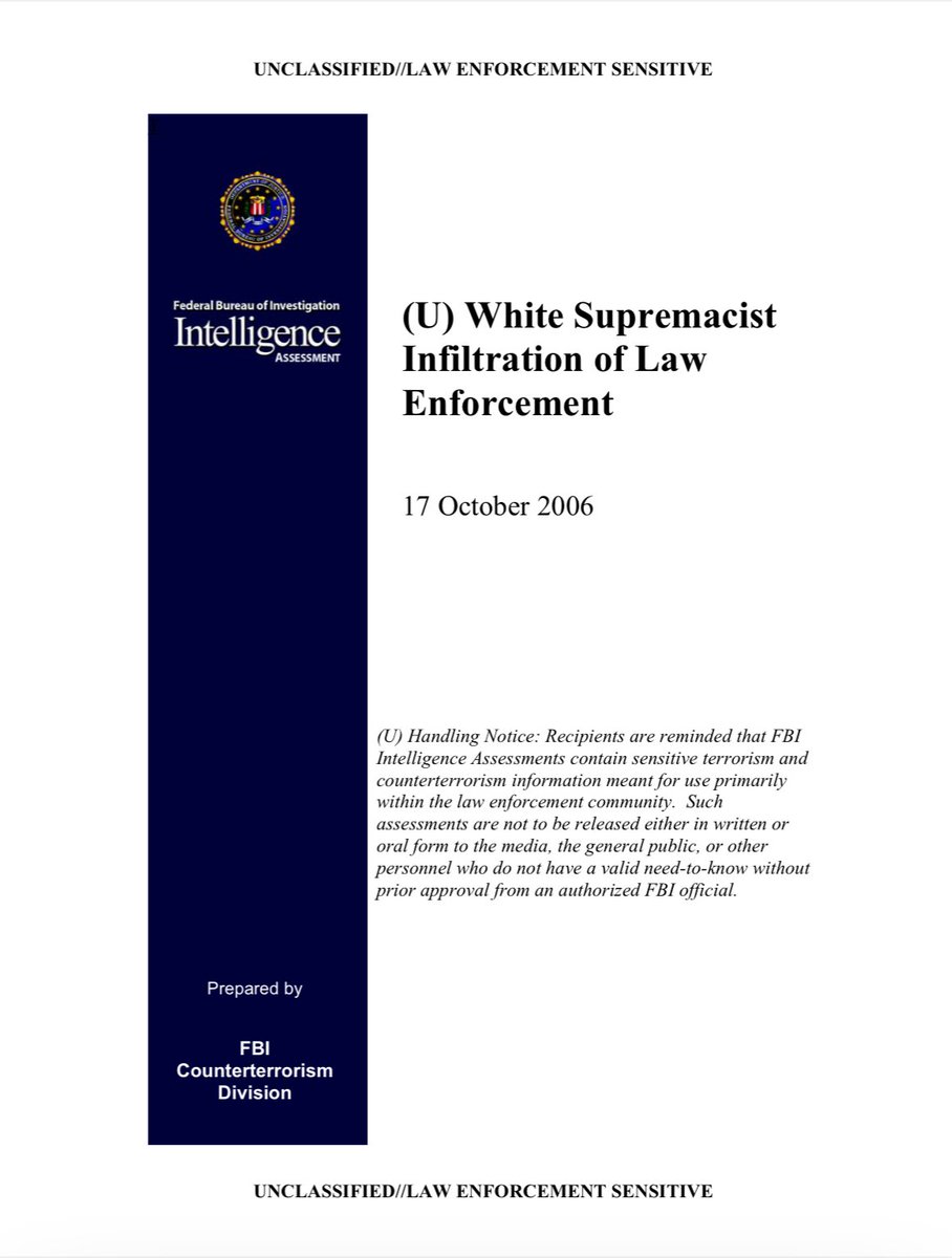 @Sharrlize @h_naturally White Supremacist Infiltration Of Law Enforcement (pdf) web.archive.org/web/2020111601…