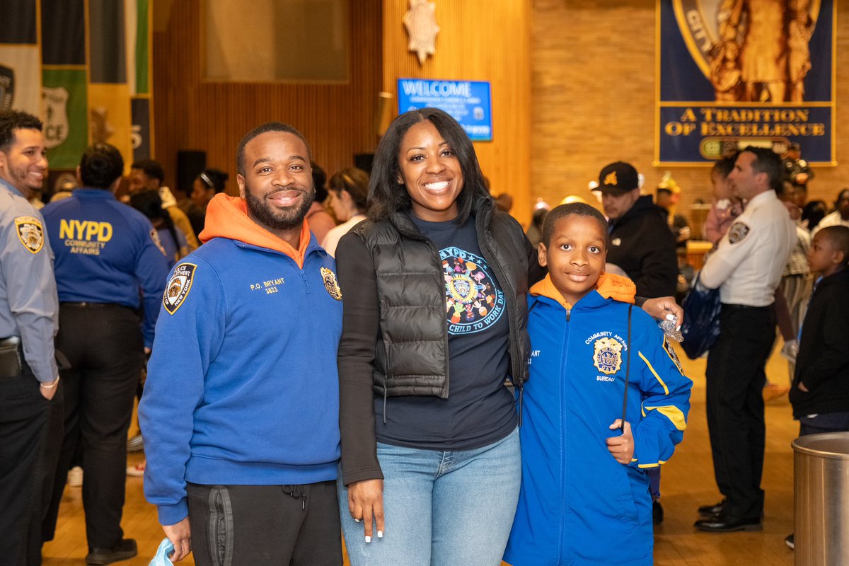 As we celebrate 'National Bring Your Children To Work Day' at One Police Plaza — an opportunity for our kids to have an educational & fun insight on day-to-day operations with their parents. Thank you to all those who attended & Boar's Head for your continued partnership!