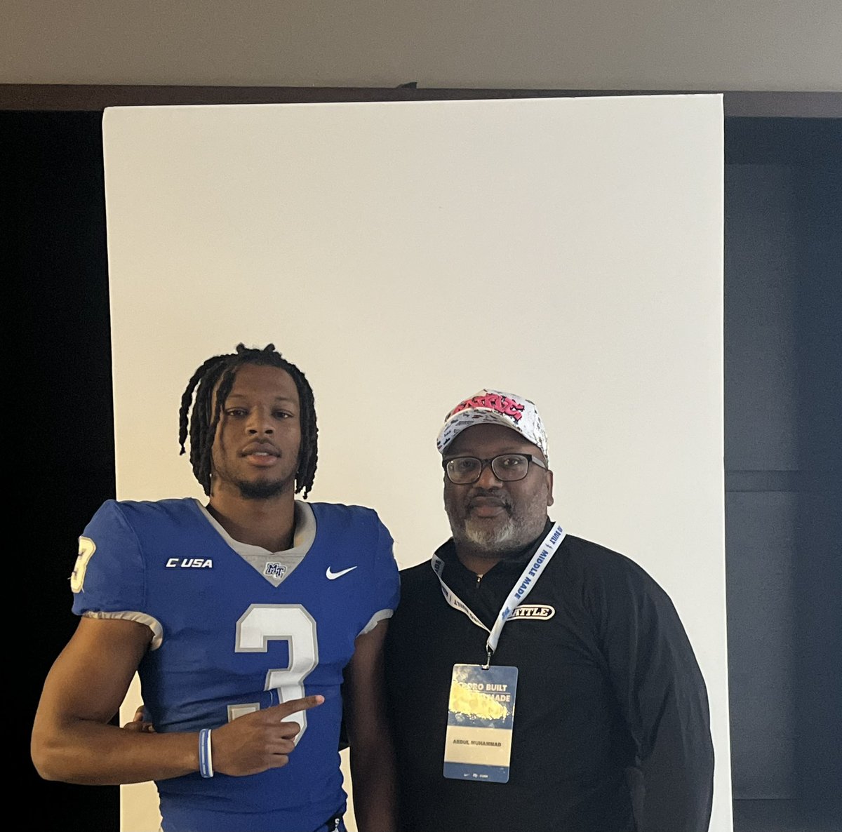 What a vibe! <a href="/MT_FB/">Middle Tennessee Football</a> I do for just about everybody else’s so when it’s time to do for mine I’m 💯.