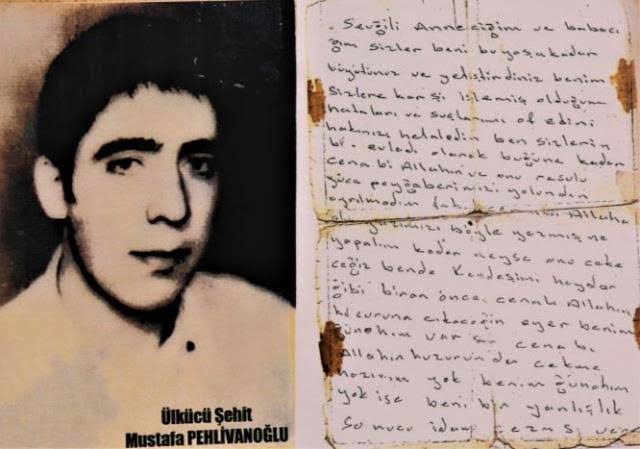 Ağabeylerimiz vardı bizim, idam sehpasına giderken bile bayrak direği gibi dik ve etrafına gülücükler saçan.
#MustafaPehlivanoğlu #12Eylül