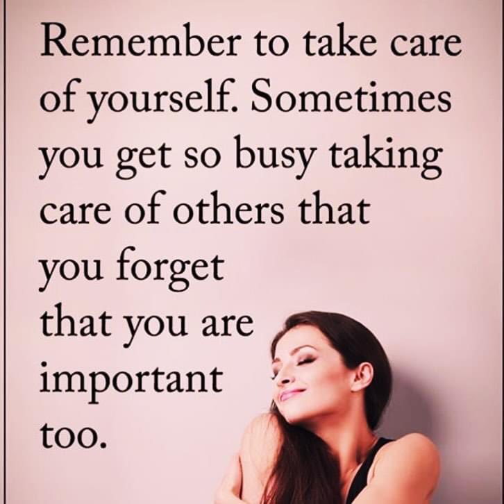 You are number one don’t forget that! #SelfCareIsEssentialNotSelfish #SelfLove #LookAfterYourself #Care #Protect xxx