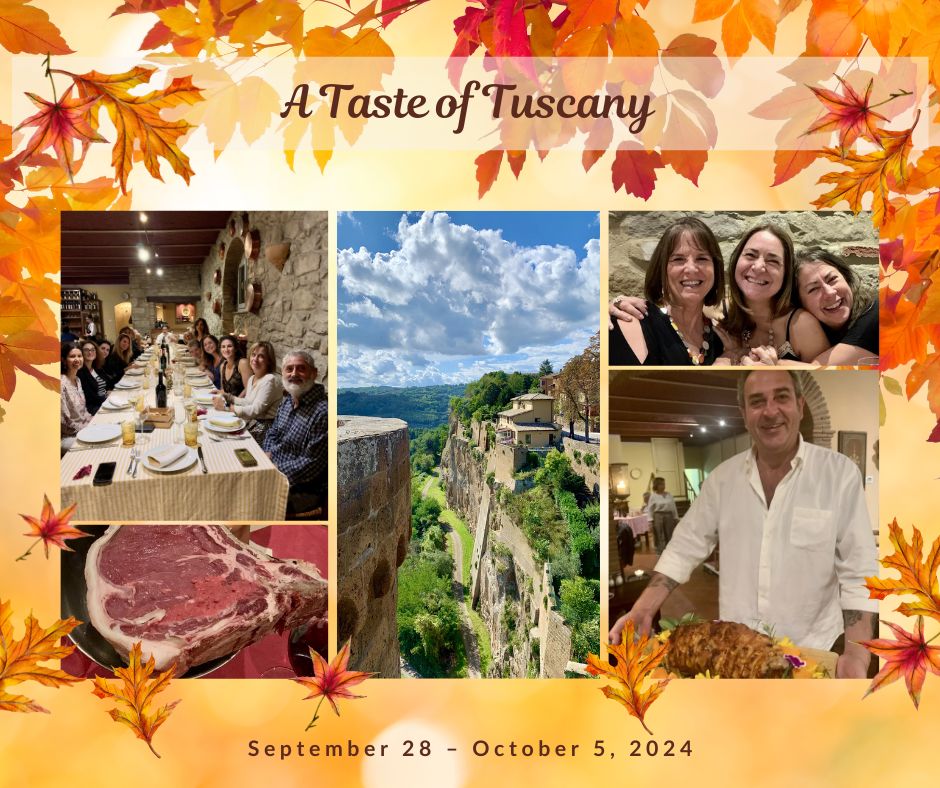 🍷🌿 Join us in 2024 for 'A Taste of Tuscany' Culinary Adventure! 🇮🇹✨
Picture this: Autumn in Tuscany, where every moment is a symphony of colors, flavors, and emotions. 🍂  buff.ly/49t7z92
#TuscanyAdventures #CulinaryJourney #ItalianCuisine #TravelItaly #CulinaryTravel