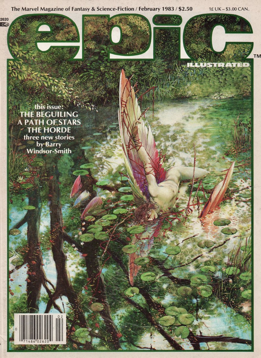 Front cover of Epic Illustrated Feb 1982 by Barry Windsor-Smith