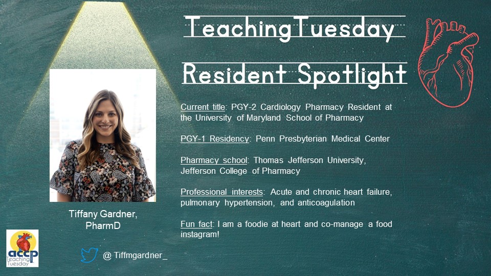 Our next #TeachingTuesday is brought to you by the University of Maryland's PGY-2 Cardiology Pharmacy Resident, @Tiffmgardner_! Be sure to check out her infographic on Antithrombotic Management after TAVR!