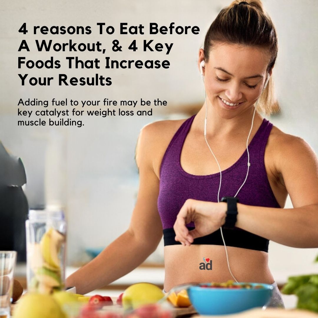 4 reasons To Eat Before A Workout, & 4 Key Foods That Increase Your Results Adding fuel to your fire may be the key catalyst for weight loss and muscle building. l8r.it/YRER #fitspo #fitfam #gains #strength #crossfit #instafit #lifestyle #personaltraining