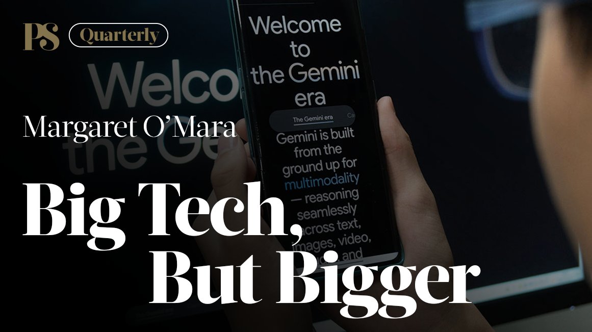 Free to read at the link: The 1990s internet was federally created, subsidized, and regulated to keep market incumbents in check, @UWHist's @margaretomara writes. What path will AI take? bit.ly/3UbWfsr