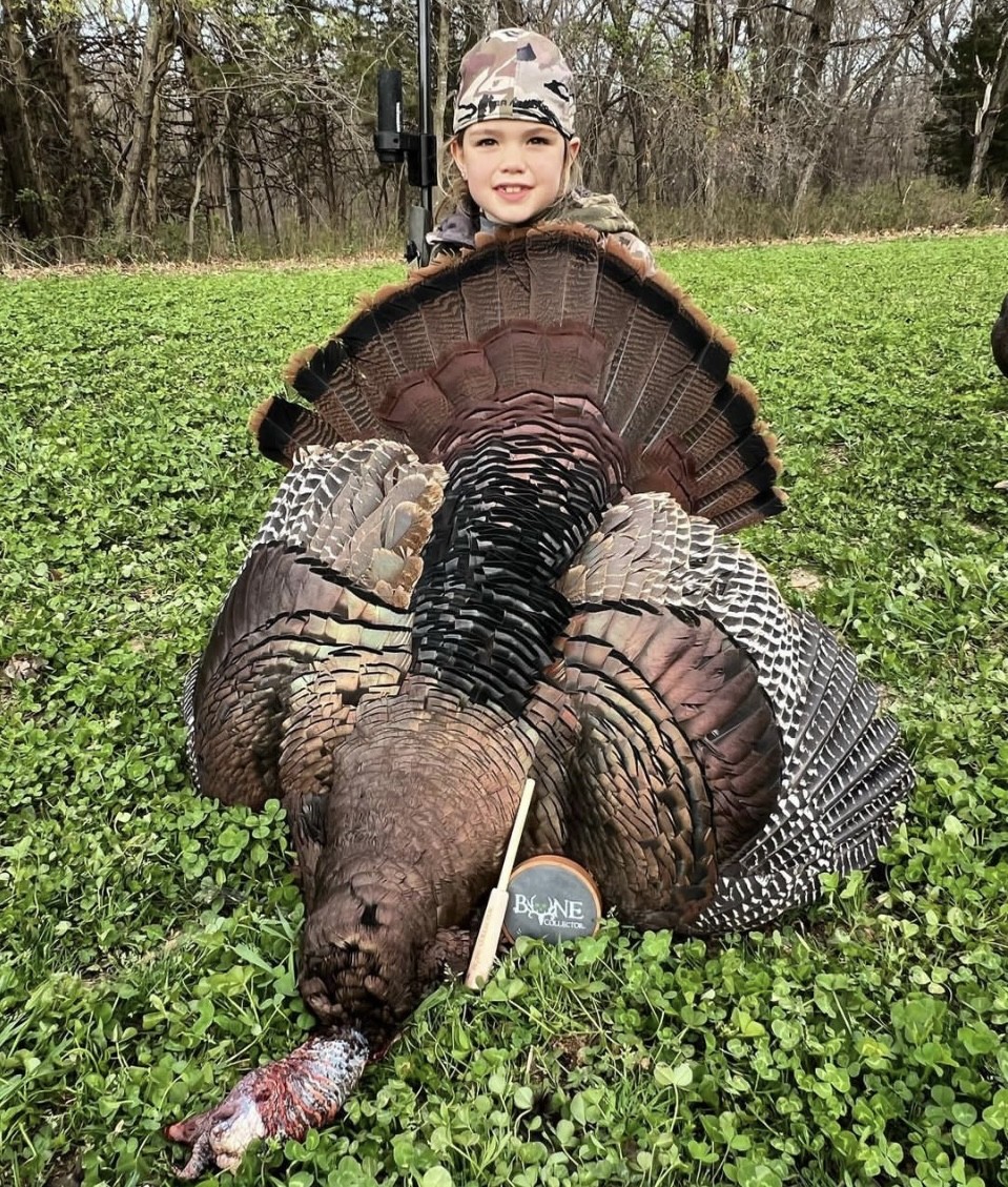 'SHE DID IT!!!' - The Crush with Lee & Tiffany Congratulations to Raygen on her Iowa gobbler. Way to go young lady! #ITSINOURBLOOD #hunting #outdoors #wildturkey #youth #youthhunter #turkeyhunting #turkeyseason