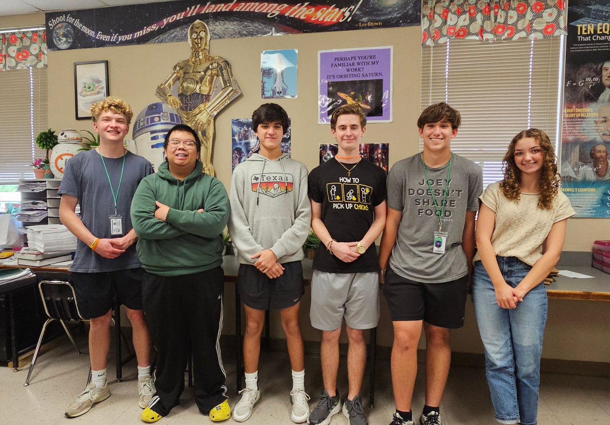 Congrats to our BHS students who were selected for the NASA High School Aerospace Scholars Program. This is a STEM learning experience for Texas high school juniors to engage with NASA’s missions & become the next generation of explorers. Congrats on your accomplishment!