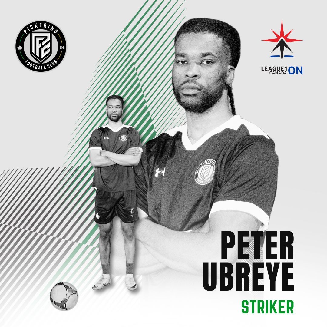 🚨 Signing Alert 📣 Pickering FC is pleased to announce Striker, Peter Ubreye to our @league1ontario Men's team 🙌 #PFC40YRSPROUD #DestinationClub #L1ON