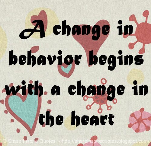 A change in behavior begins with a change in the heart.

Website - bit.ly/43ryO2J 

#life #lifequotes #famousquotes #quotes #quotestoliveby #MondayMotivation #whatsapp #whatsappstatus #shareinspirequotes