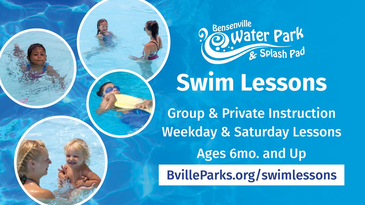 Dive into learning with #SwimLessons, starting in June at the #BvilleWaterPark!🏊Group swim lessons are divided by skill and age. Private instruction is available as well. Visit BvilleParks.org/swimlessons for more information. #BvilleSwimLessons #LearnToSwim