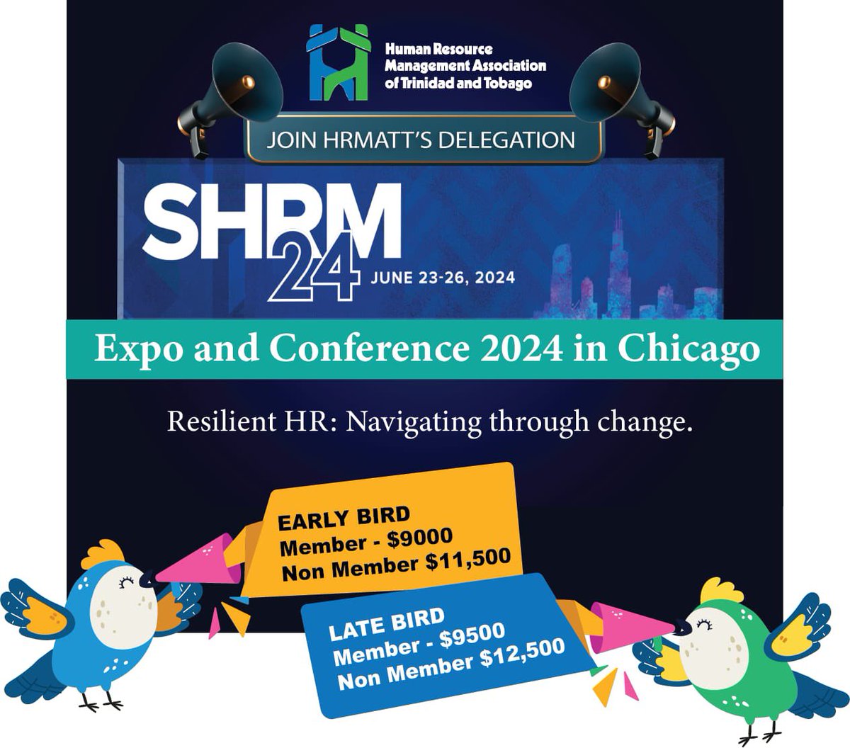HRMATT1's tweet photo. Even if you cannot join us physically to attend the SHRM Expo and Conference 2024 in Chicago, you can still be in the mix with VIRTUAL access! 

Let's do this! Check out the VIRTUAL seat prices and click on the link below to register!

https://t.co/jAV0vaXyOp

Or Call 687-5523 https://t.co/WEXdUwRE8d