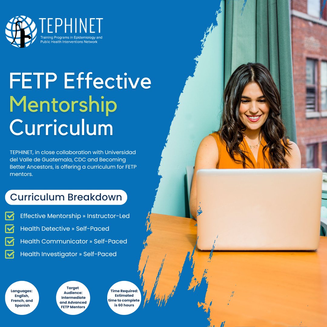 📣 Attention all Program Directors, Coordinators, and Resident Advisors — elevate your program's mentor's skills and knowledge with the newly released 'FETP Effective Mentorship Curriculum📚' Contact learning@tephinet.org to learn more. #FETP #mentorship #neverstoplearning