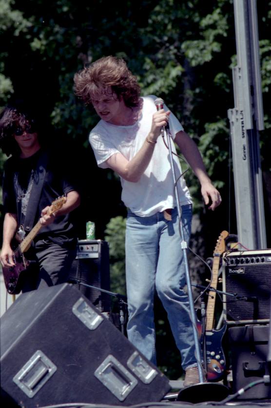 “Ain't got no picture postcards, ain't got no souvenirs My baby she don't know me when I'm thinking 'bout those years”... At London, Ontario’s Harris Park on July 1, 1989. What was the first show of ours that you ever attended?  Photos from the Western University Archives