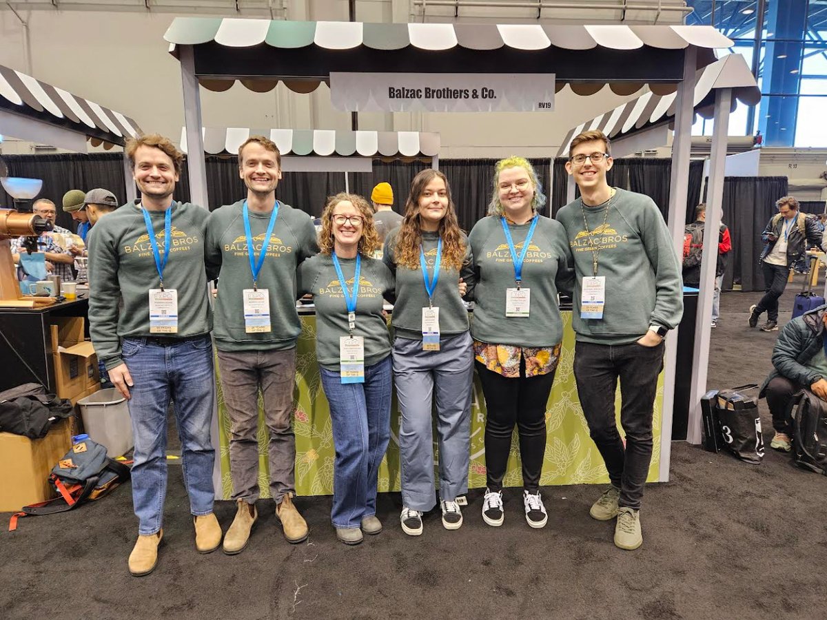 Another Happy Print Shop Customer! We love seeing the Balzac Brothers Coffee crew sporting their new shirts ☕️ Start your order today: turnninety.com/screen-printin…