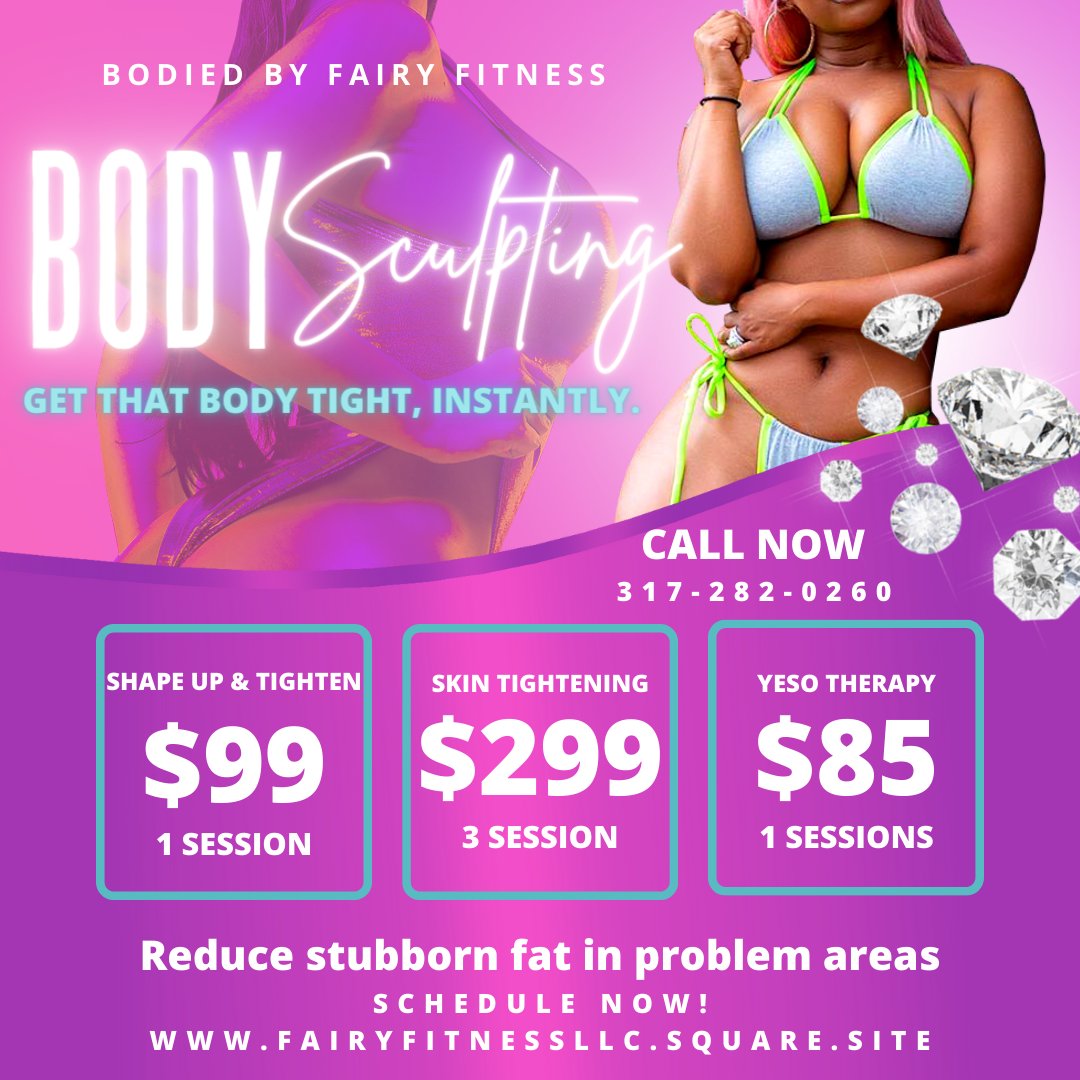 🌸 Spring into Shape! Don't miss our amazing deals:
Shape up and tighten for just $99! 💪✨
Get your skin tightened with 3 sessions for $299! 🌟
Try Yeso Therapy for only $85! 🌿
Book now and let's get you ready for Spring, sis! 🌺 #indyspa #indybodysculpting #indymoms