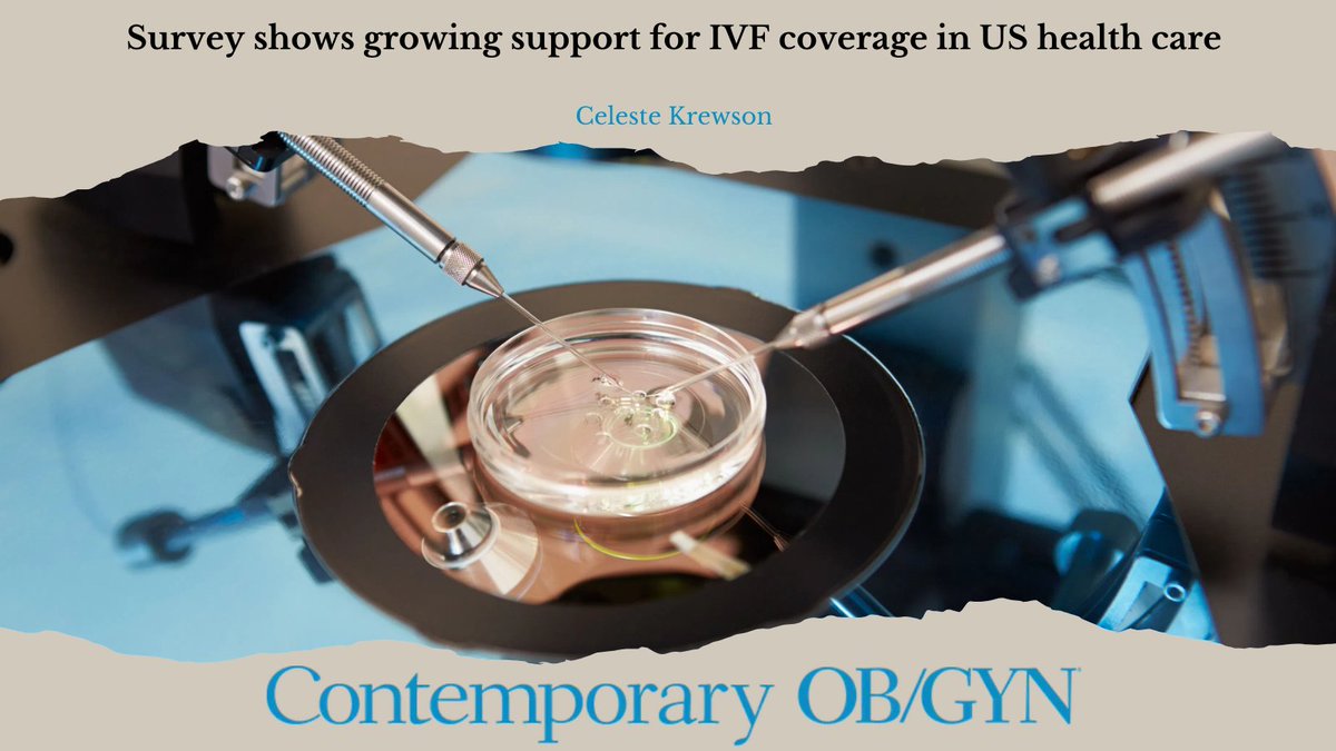 New survey reveals 67% support for mandatory IVF coverage, highlighting growing demand for comprehensive fertility care. #IVF #FertilityCare #InfertilityAwarenessWeek

Read more: contemporaryobgyn.net/view/survey-sh…