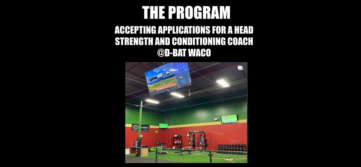 LOOKING FOR A HEAD STRENGTH AND CONDITIONING COACH!
Job Posting Link: ziprecruiter.com/job/b18b6a05