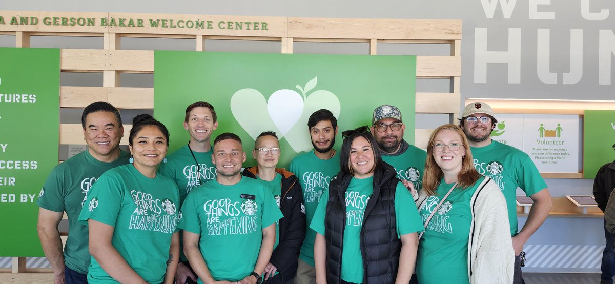 Thank you to the @Starbucks volunteers that came out to support the Food Bank for their Global Month of Good! Volunteers packed 700 boxes of non-perishable groceries for low-income seniors in our Supplemental Food Program.