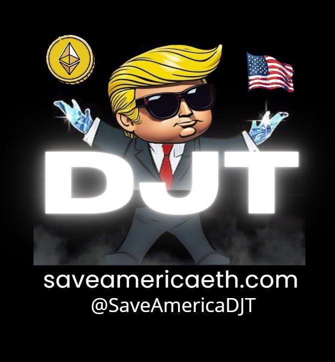 🇺🇸🇺🇸🇺🇸  Save America  🇺🇸🇺🇸🇺🇸

        ‼️$DJT on Ethereum‼️
💥 2% buy/sell donated to Trump
                  In Ethereum! 💥

🌐 SaveAmericaEth.com
🌐 t.me/NoMoreDeepState
🌐 x.com/SaveAmericaDJT

   ✅️  $250,000+ donated so far
    ✅️ Unmatched Community

$DJT is