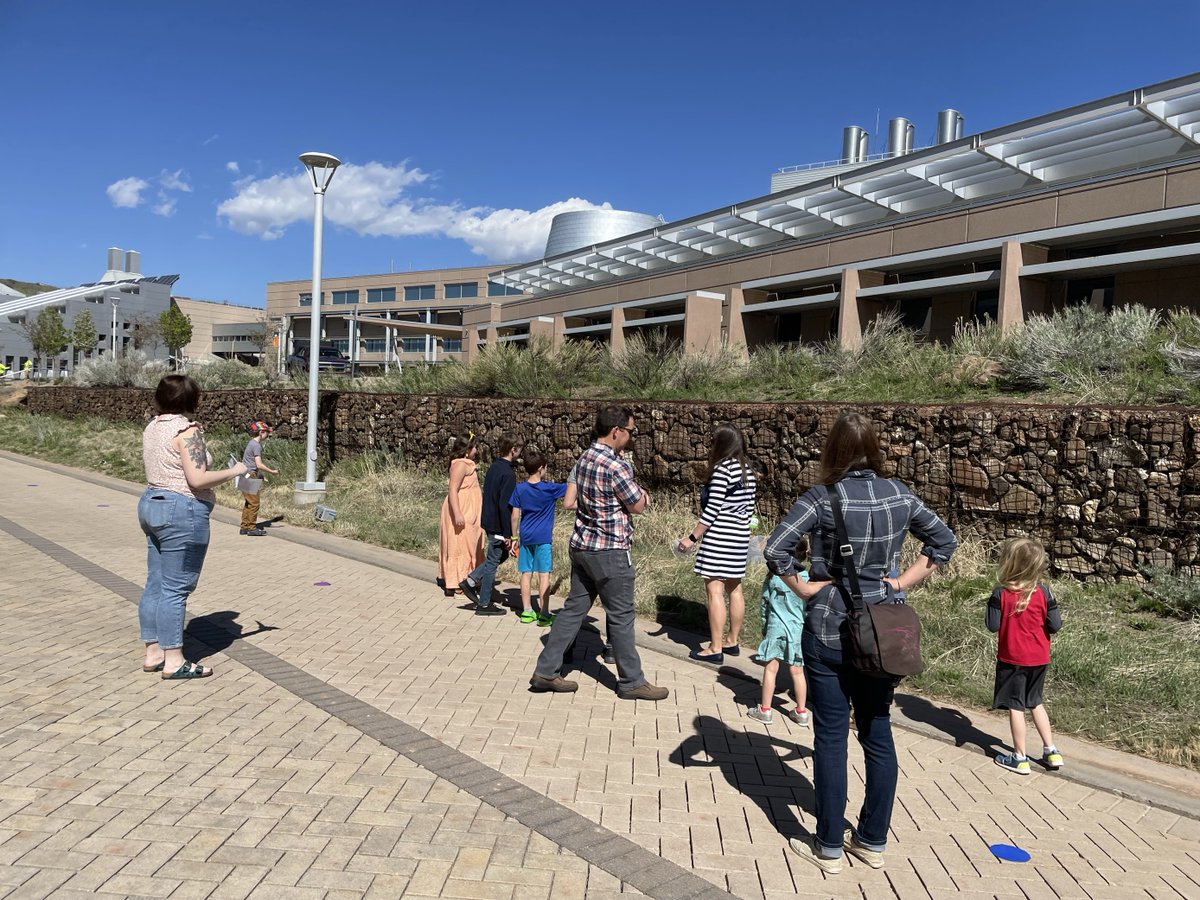 We had a blast at NREL's #TakeOurKidsToWorkDay! Our campus was turned into a board game by Evil Dr. Fever, but kids followed the path and learned about #CleanEnergy to defeat him. They also enjoyed workshops like learning to juggle and rap! Thanks to all who joined the adventure!