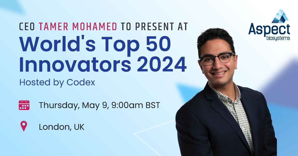 CEO @_tamerm will present at @codexworld's World's Top 50 Innovators 2024. Join him to hear how bioprinted tissue therapeutics could restore lost or damaged organ functions. 📅 May 9, 9:00am BST 📍 London, UK Learn more: buff.ly/4aJe6y7 #T50 #CodexTalks #Biotech