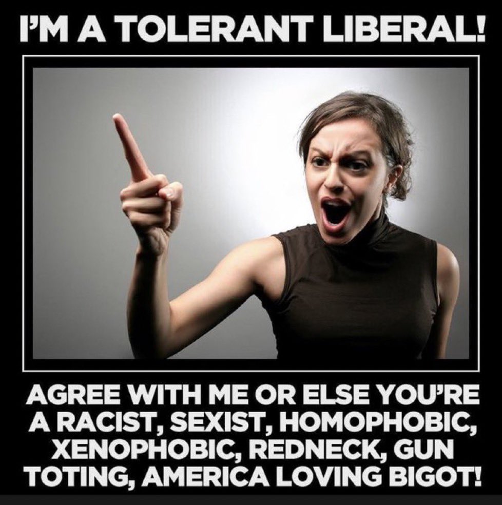 GuntherEagleman's tweet photo. WARNING: Liberal women tend to be a bit unstable. https://t.co/K76CMVvE3P