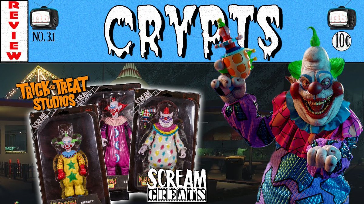 Killer Klowns from Outer Space take over your shelf with @TrickorTreat831 Scream Greats Action Figures.... but Are They Worth It?
youtu.be/FFV_aD7_XIw