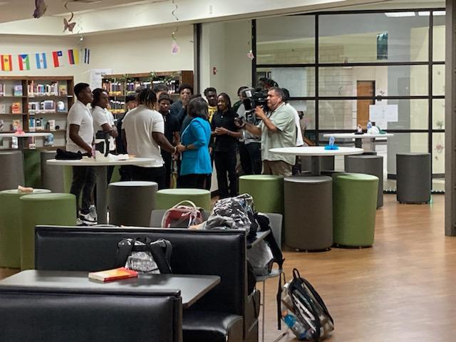 Thank you CBS 11 for recognizing our Poteet High School Athlete Book Club as they go through Chris Bosh's letter to Young Athletes. Tune in to CBS 11 for coverage. We not only have athletes, but scholars as well. #STUDENTAthletes