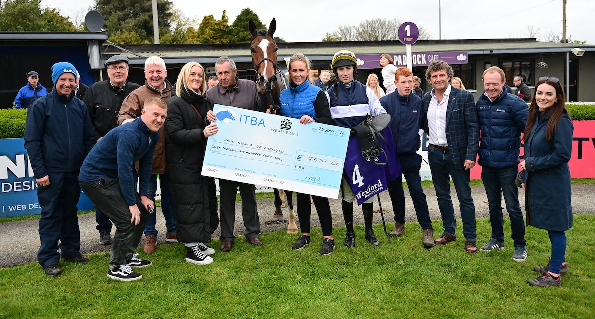 What a day that was for 𝗜𝗥𝗘 𝗕𝗥𝗘𝗗 𝗙𝗜𝗟𝗟𝗜𝗘𝗦 @WexfordRacecour!! Three first-time bonus winners took home a bonus of €7500 when winning the maiden hurdle, beginners chase & bumper!!👏 Huge congratulations to connections of 𝗞𝗜𝗟𝗧𝗘𝗔𝗟𝗬 𝗣𝗔𝗥𝗞 and…