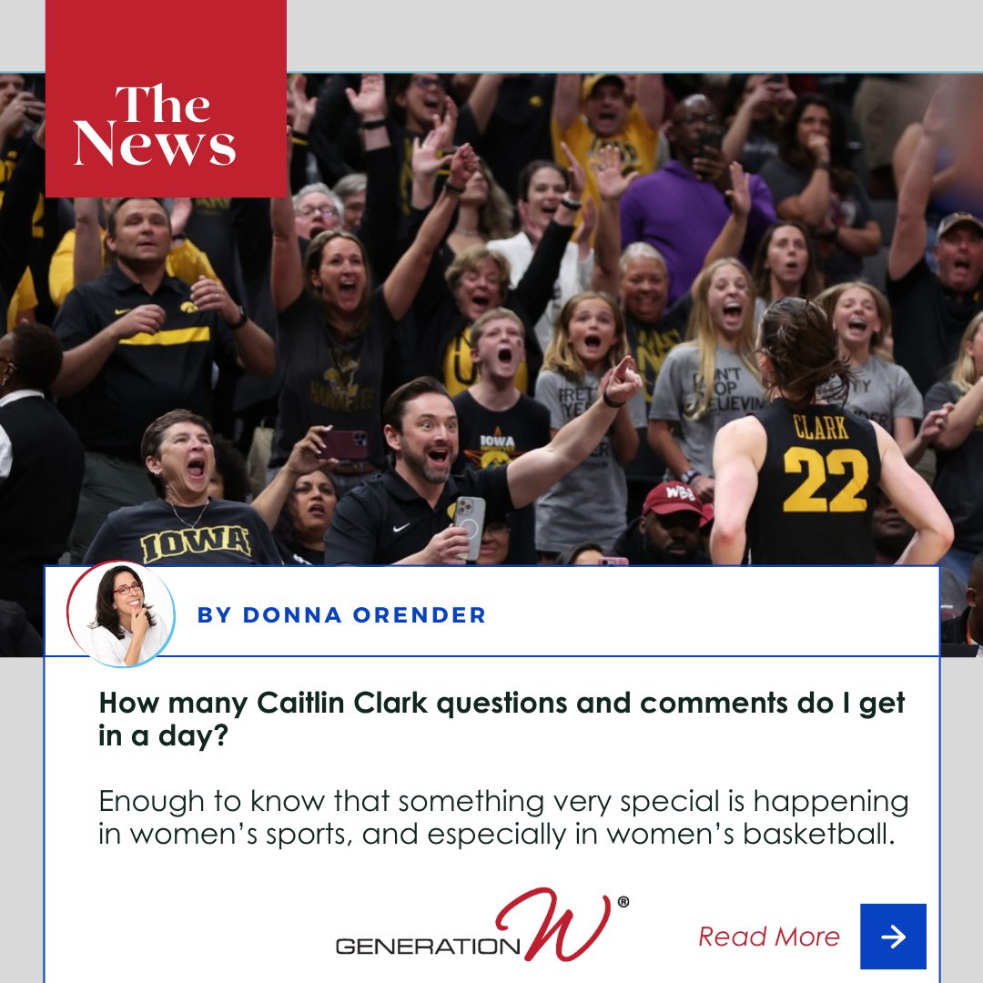 Something very special is happening, and we are thrilled to be here to witness it! Check out this quick article by Donna Orender, CEO and Founder of Generation W and former @WNBA President, on how women's basketball is making history! 🏀 Link: bit.ly/3QmAJQK