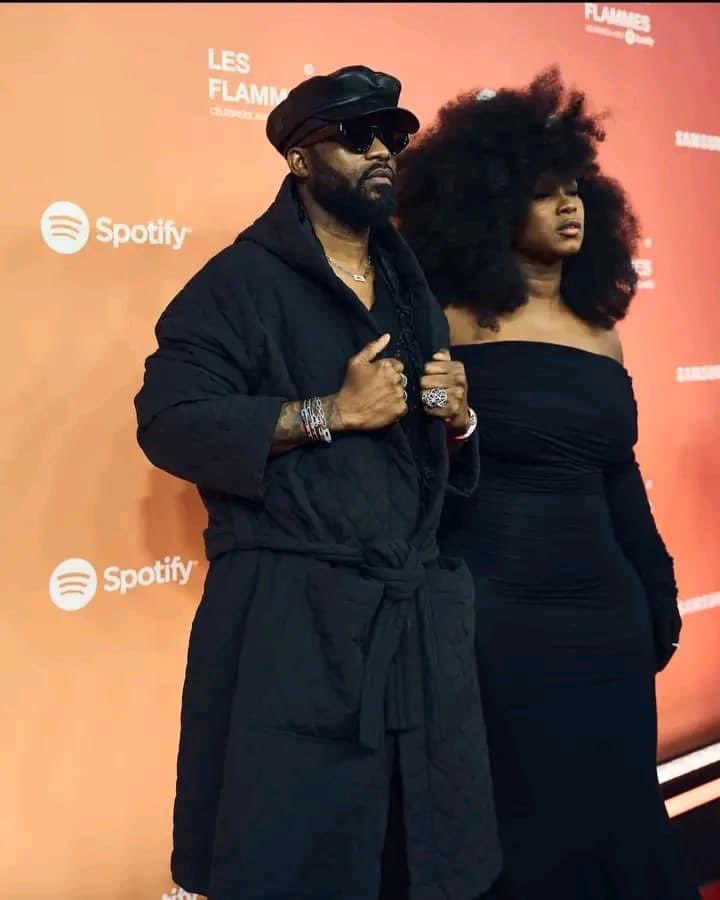 L’aigle Fally Ipupa sur le tapis rouges de #lesflammes