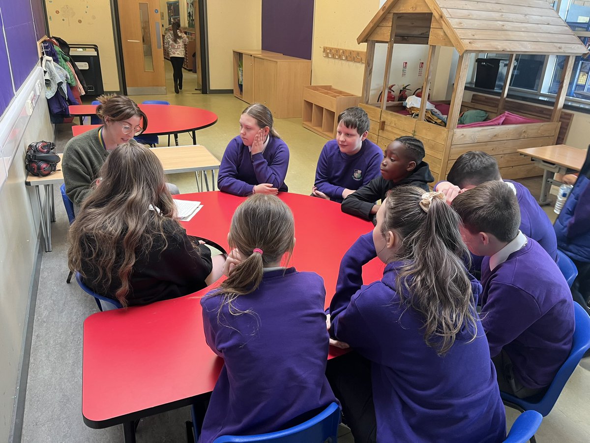 A great start to our collaborative Inquiry Visit today. Some pupil focus groups took place about writing by HTs from @StCharlesGla @Lourdesprimary & @MiltonbankP & Sophie Harker from @GlasgowEPS. Class visits & a look at jotters took place too! Day 2 tomorrow. #improvement