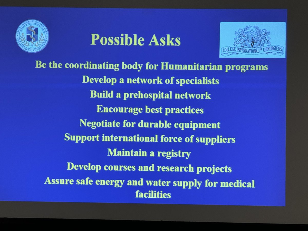 smkaty's tweet photo. Dr.  @PatNumannMD delivering the Dr. Andre Crotti Lecture “Being Part of the Solution”, sharing thoughts on how @ICSUSS can leverage its power &amp; voice in #GlobalSurgery.  #ICSUS24 https://t.co/Oou8QwZVnr