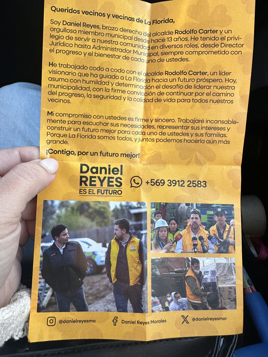 Quien me indica donde puedo denunciar publicidad electoral fuera de plazo! En #LaFlorida ya me están llenando la casa de basura  #Carter y sus irregularidades #campañaPolitica