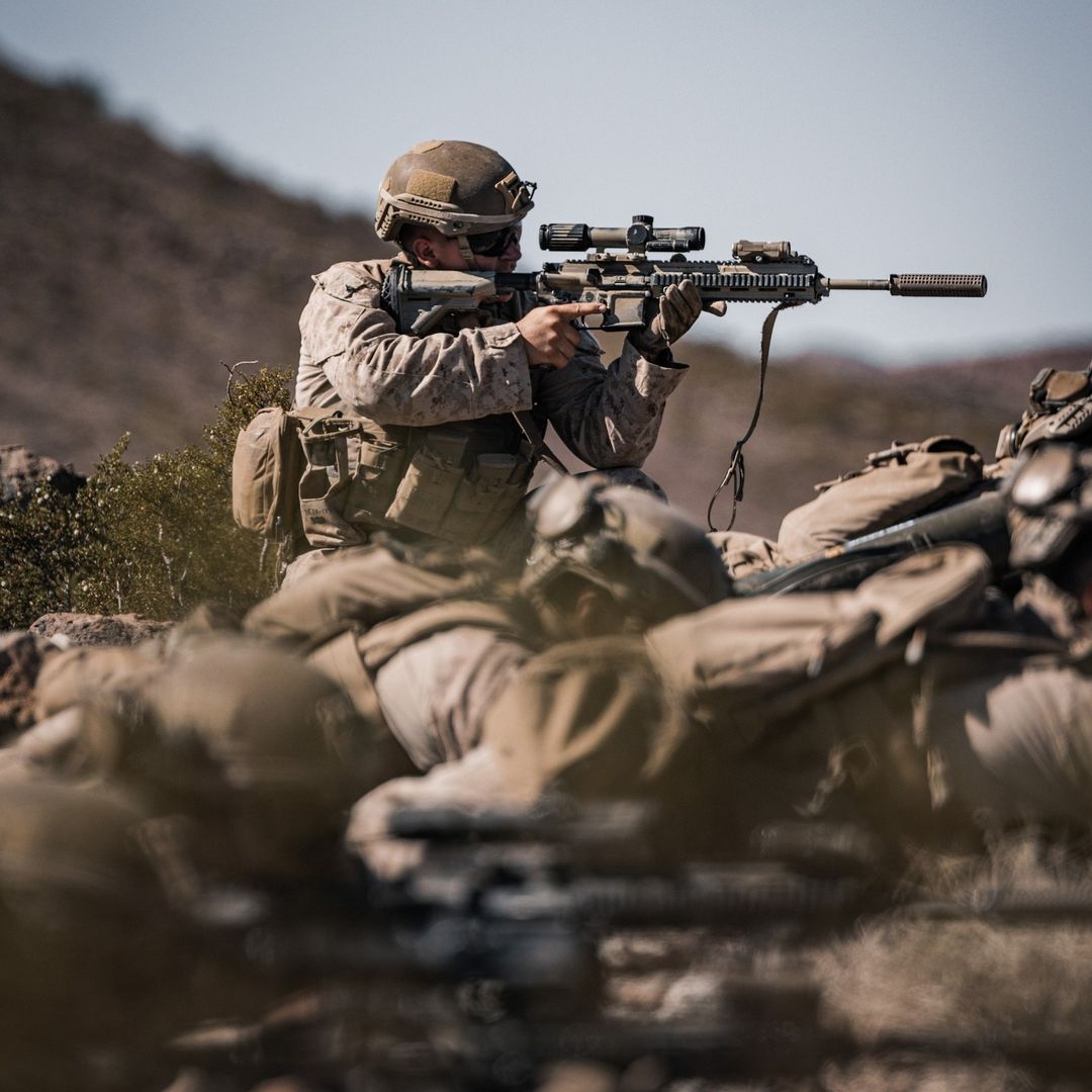 You can get the same precision as the U.S. Marines with a Trijicon VCOG. The American Rifleman explains what makes it a trustworthy optic: americanrifleman.org/content/review… 📷: @USMC (Lance Cpl. Justin J. Marty) #Marines #VCOG