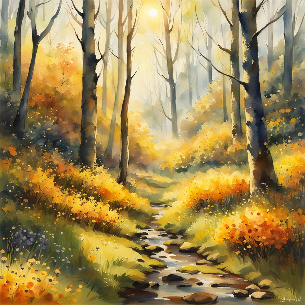 Midday,   Ards Forest Park, Co Donegal  #irishart #irishartist   #irishartists #irishartforsale #irishartcollectors #irishartgalleries   #irishlandscapes #irishlandscapesketch #nftdealer #nftinvestor #nftinvestors   #nftart #nftartist #nftcommunity #nftcollector #nftcollectors