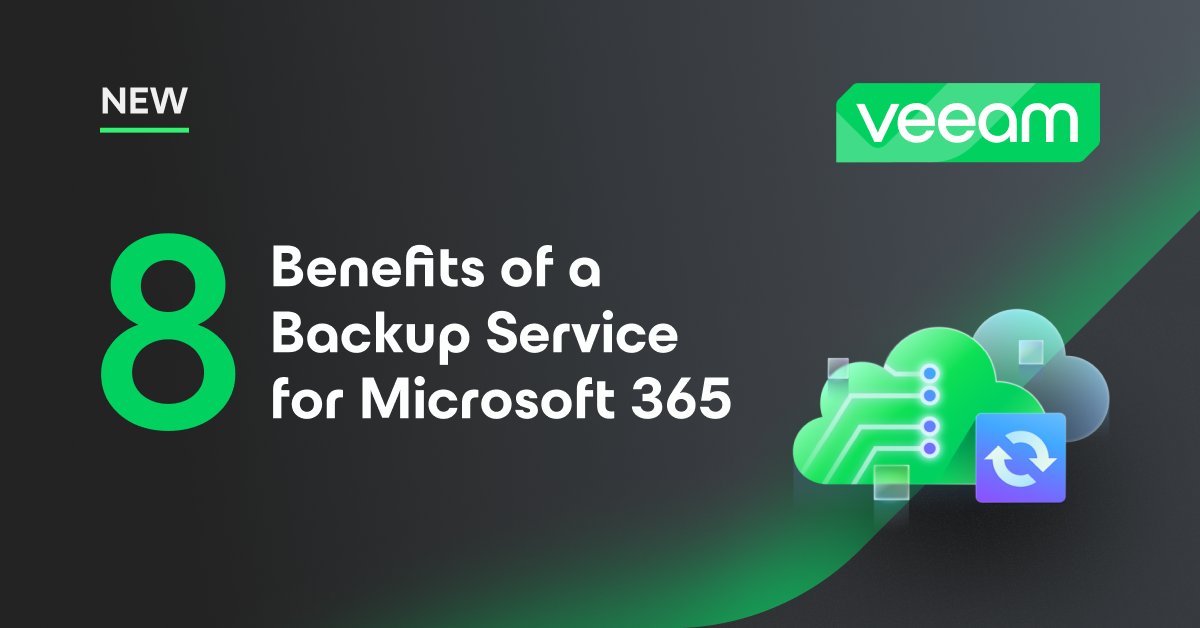What makes cloud-based backup services so appealing for companies using #Microsoft365? 🤩We’ve got 8 reasons why leveraging #BaaS can simplify your #DataProtection strategy and keep your business running. Download now >> bit.ly/3Ufi1LR